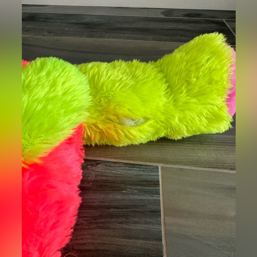 Neon dog floppy plush - toy factory - Picture 5 of 5